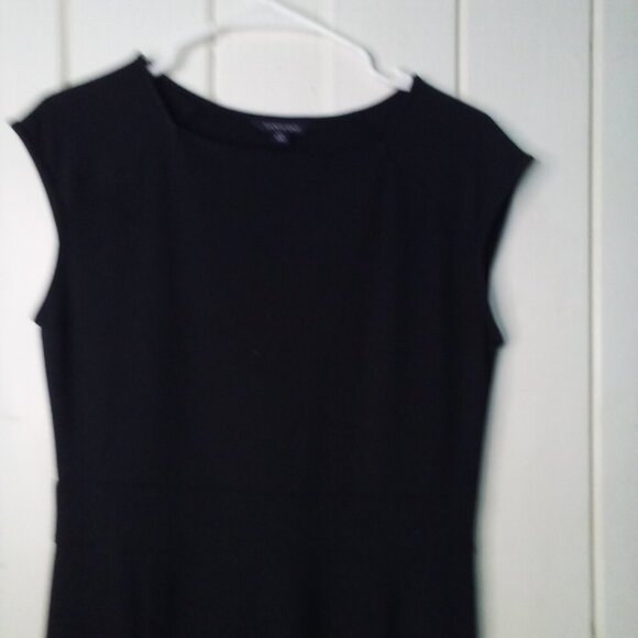 Lands' End Dress Women S 6-8 Sleeveless Classic Heritage Black - Picture 4 of 16